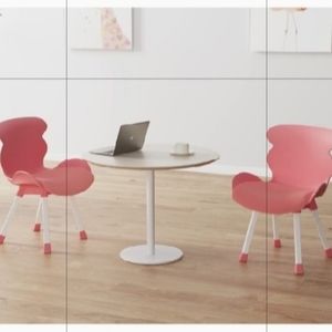 PINK DESIGNER ERGONOMICS LUMBAR SUPPORT CHAIRS BY BOLISS
